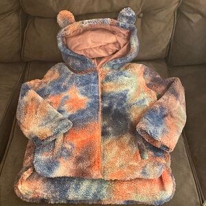 NWOT Teddy bear zip up fleece jacket